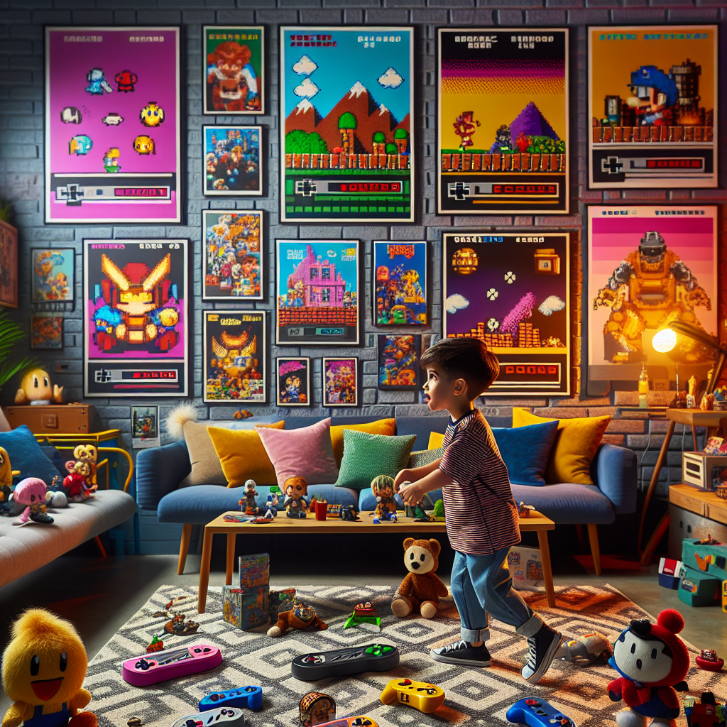 Embracing Nostalgia: The Power of Nostalgic Video Game Posters for Young Gamers Decor  