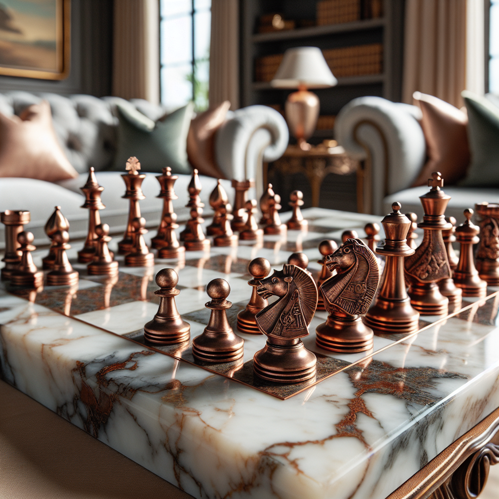The Beauty and Functionality of a Marble Chess Board for Collectors and Seasoned Players  