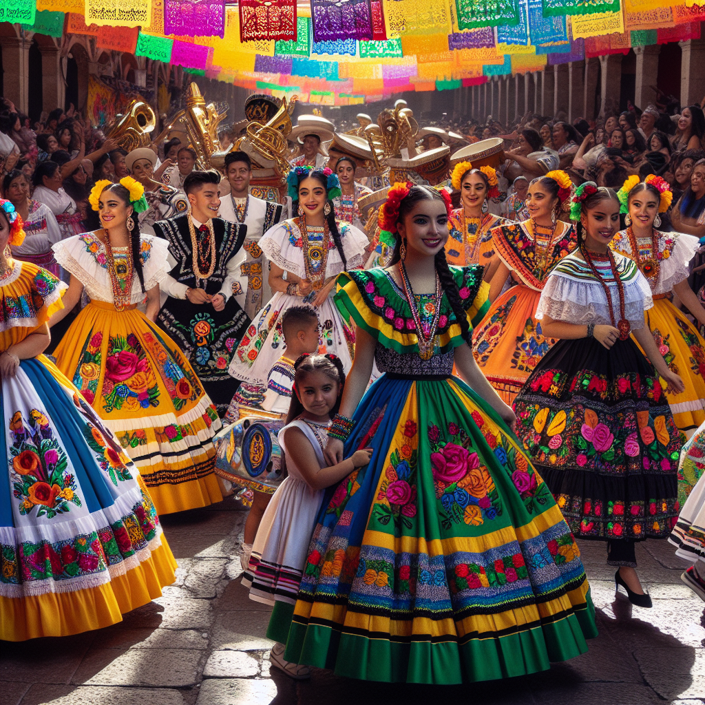 Discovering the Rich History Behind the Vibrant Carnival Dress Embodying Mexican Heritage  