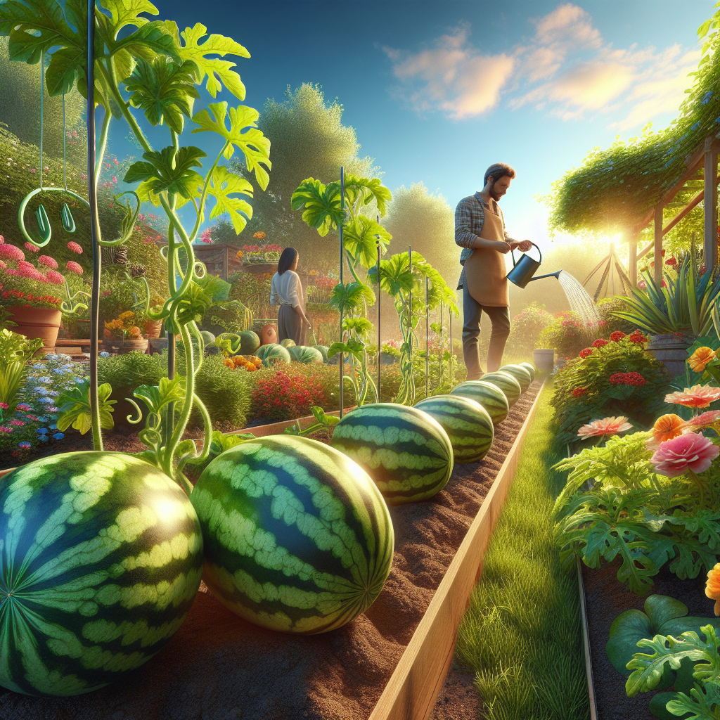 The Benefits of Growing Watermelons in Your Backyard Garden