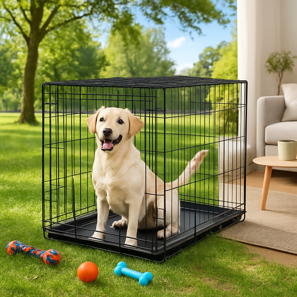 How to Easily Assemble and Transport Your Portable Indoor/Outdoor Dog Cage  