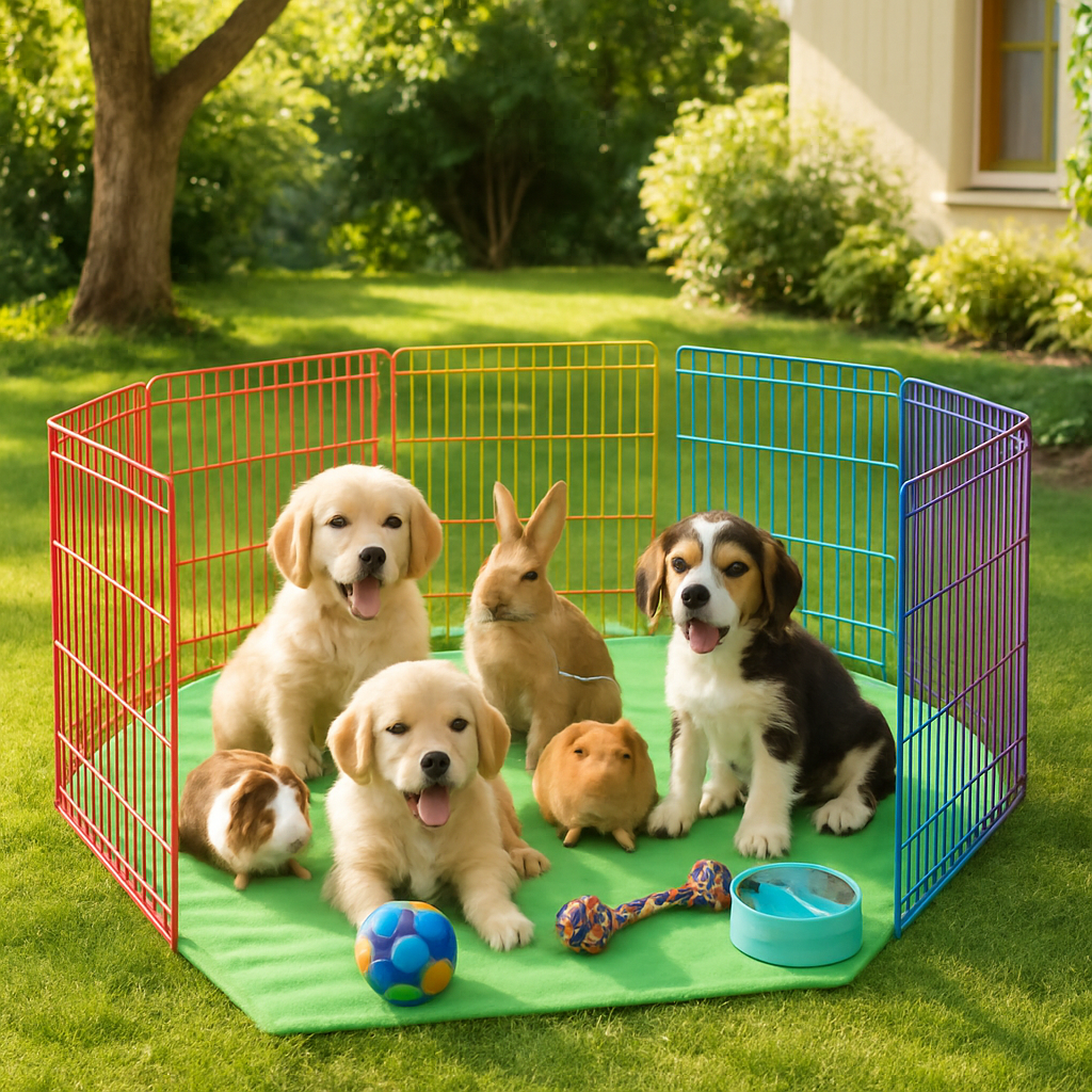 Key Features of Durable Exercise Cages for Puppies and Small Animals  