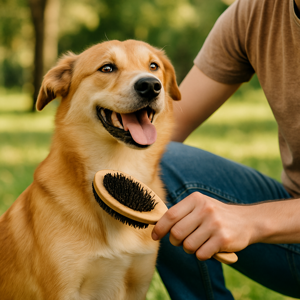 Understanding the Benefits of Using Wooden Brushes for Dog Grooming  