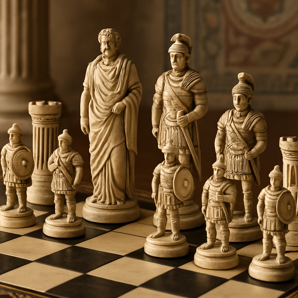 Unique Roman Themed Chess Pieces for Collectors: A Blend of Art and Strategy  