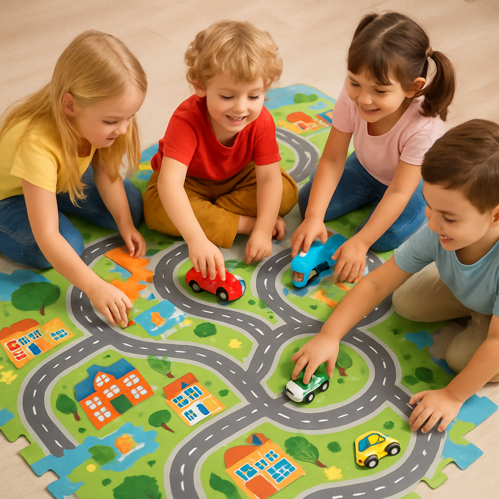 Enhancing Imaginative Play with Interactive Car Track Puzzle Mats Enhancing Imaginative Play with Interactive Car Track Puzzle Mats